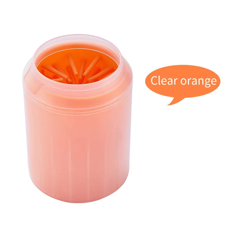 Dzomnok Soft Silicone Pet Foot Wash Cup Paw Cleaning Brush