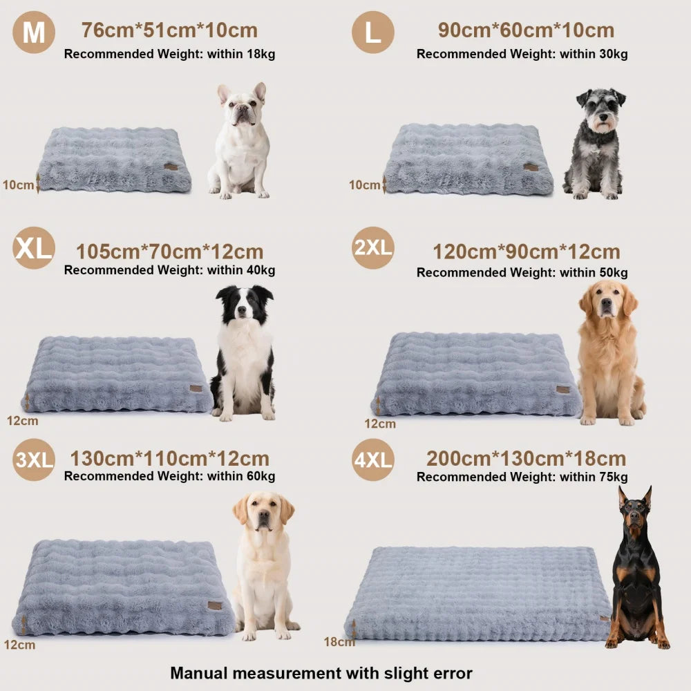 BORWART CN Ultra Plush Dog Bed For Dogs Washable Cushion