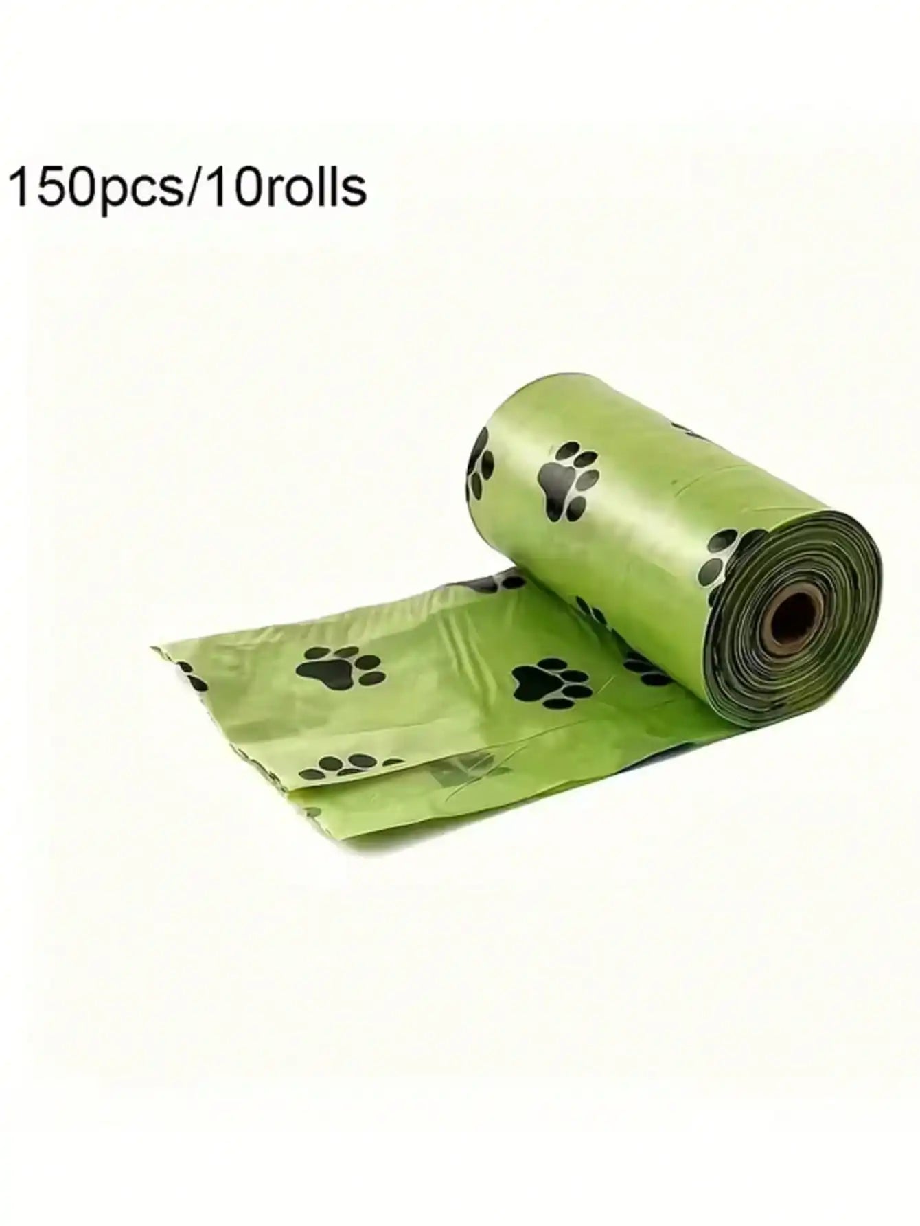 Biodegradable Cat Litter Bags 8 Rolls with Separator Leakproof