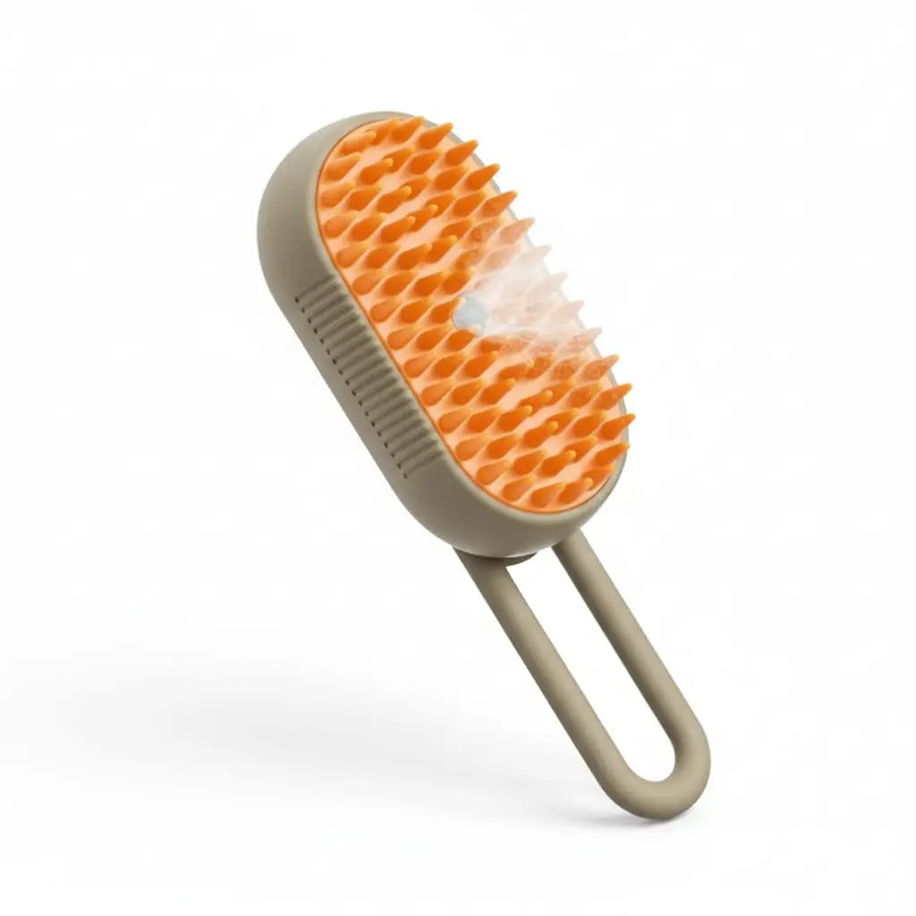 ECO PET SUPPLY 4-in-1 Cat Grooming Brush Steam Cleaning Massage