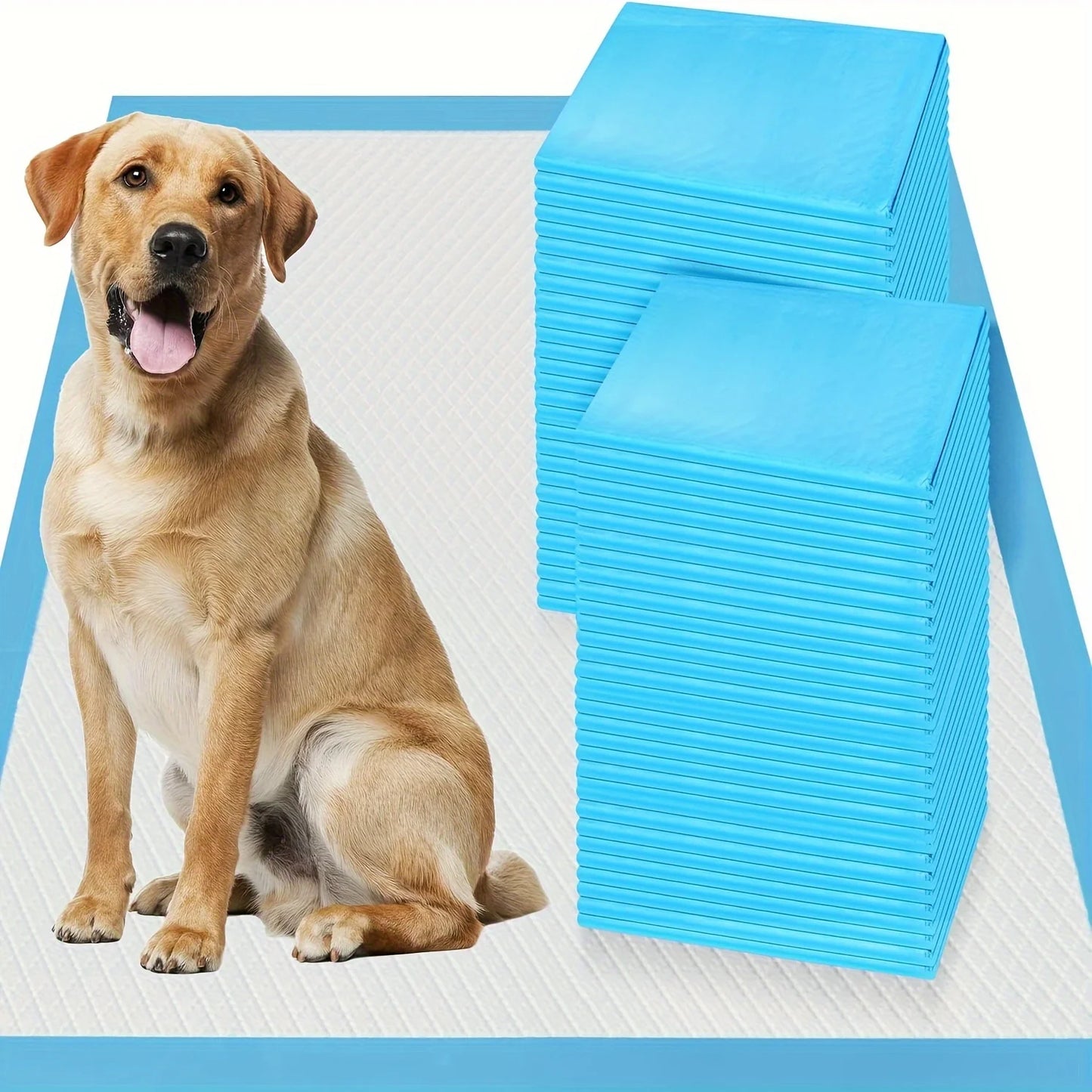 Disposable 8 Layer Super Absorbent Dog Pee Pad For Cars Leak Proof