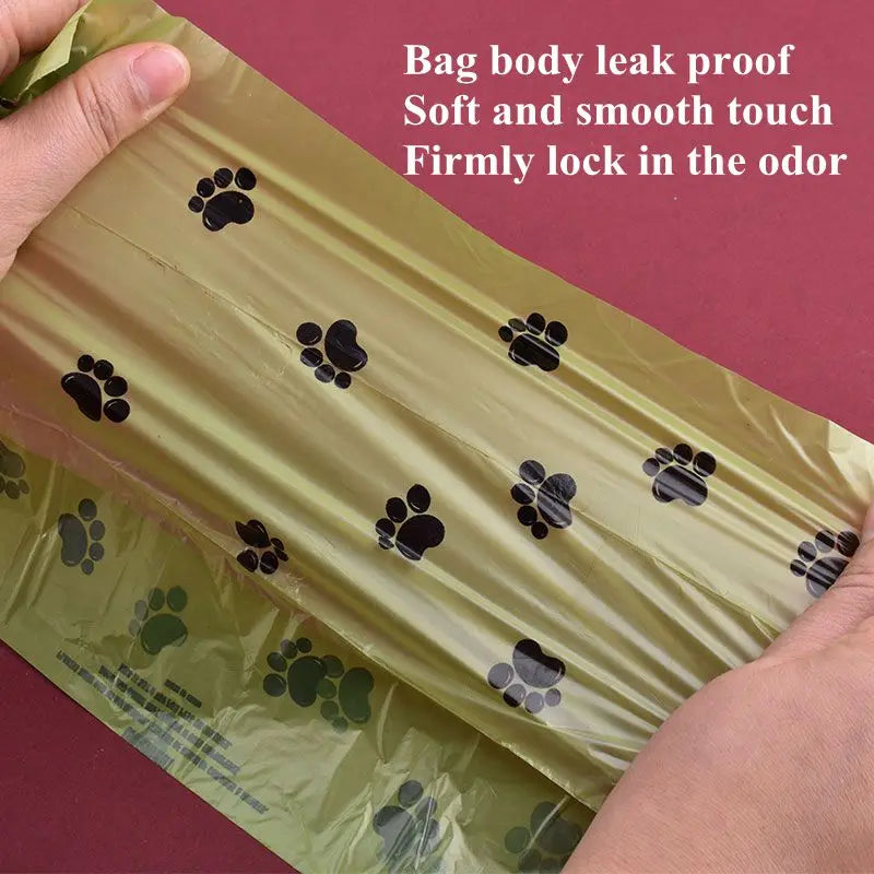 Biodegradable Unscented Dog Poop Bags With Dispenser