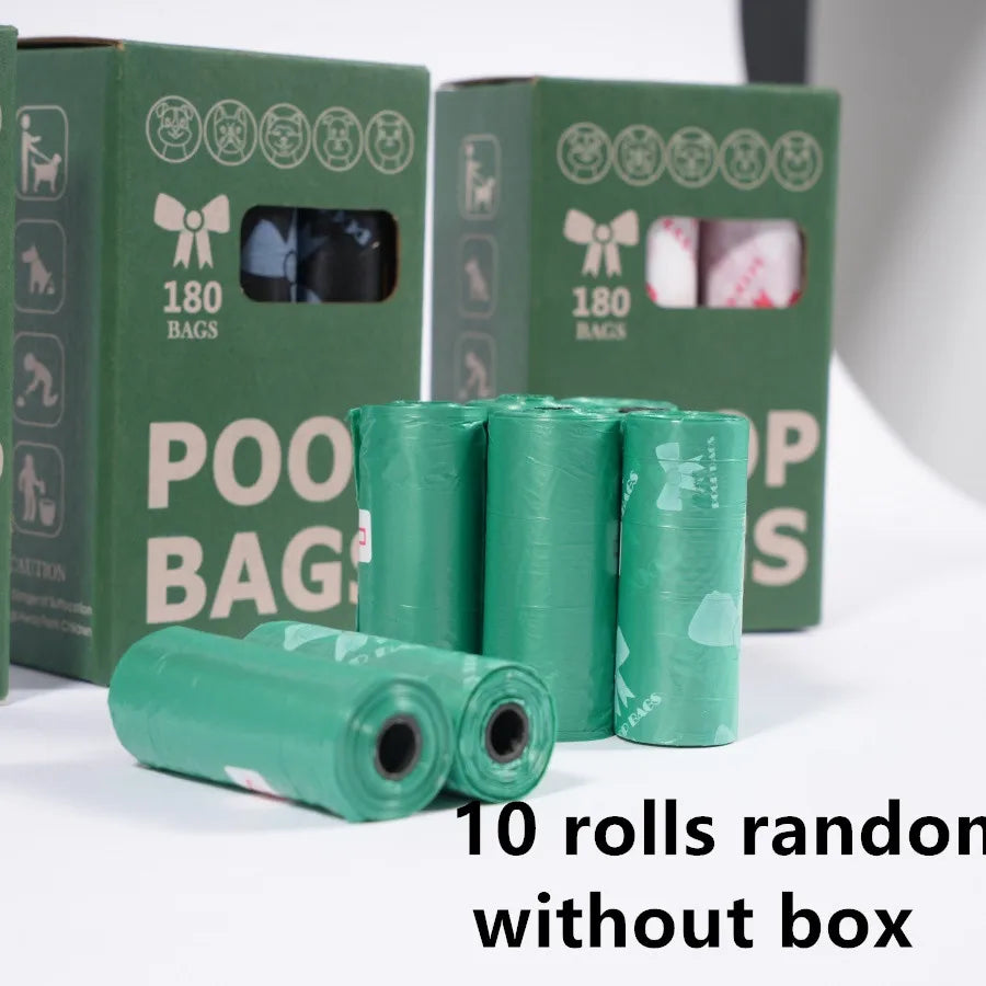 Super Thick Dog Poop Bags 180 Count Leak Proof Polyethylene