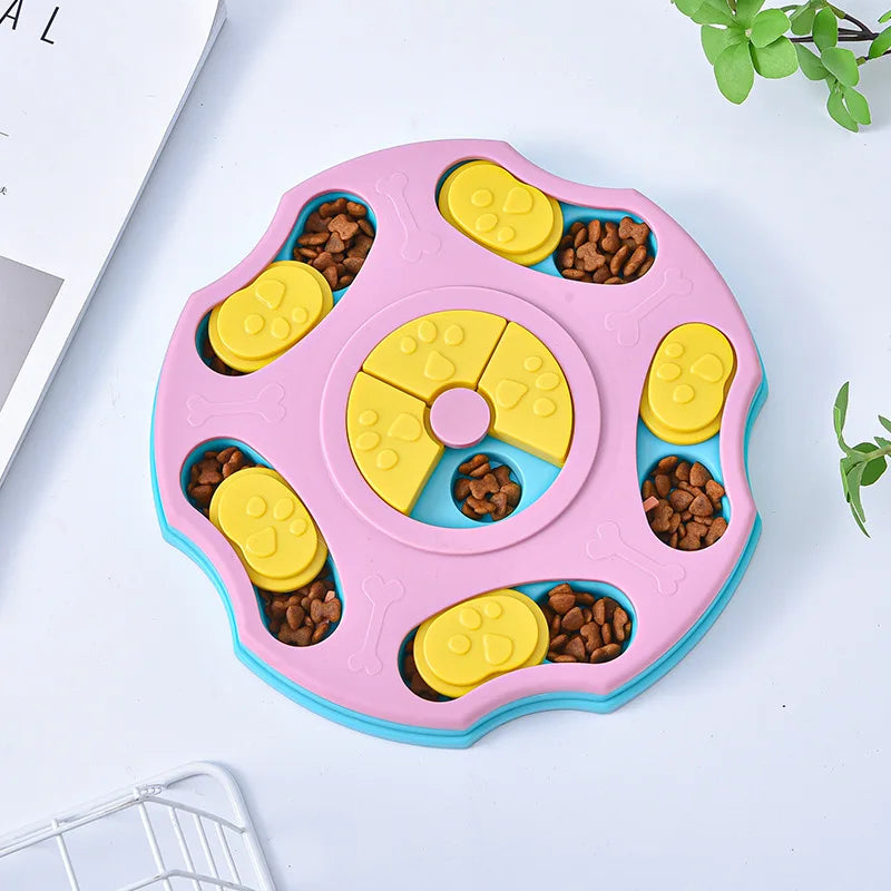 Dog Puzzle Toy Slow Feeder Non Slip Interactive Dispenser