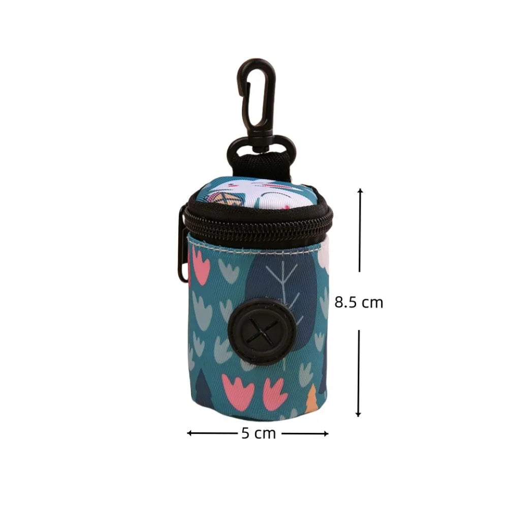 Hangable Dog Poop Bag Dispenser Portable Walking Accessory Organizer