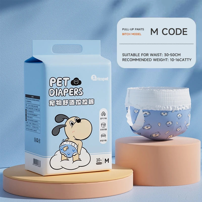 Hoopet Disposable Dog Nappies Super Absorbent Leakproof