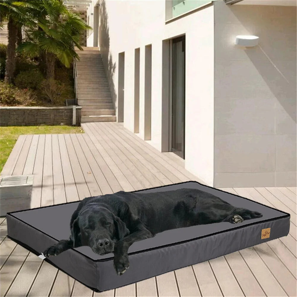 BORWART Orthopaedic Waterproof Dog Crate Bed With Washable Cover 2-In-1