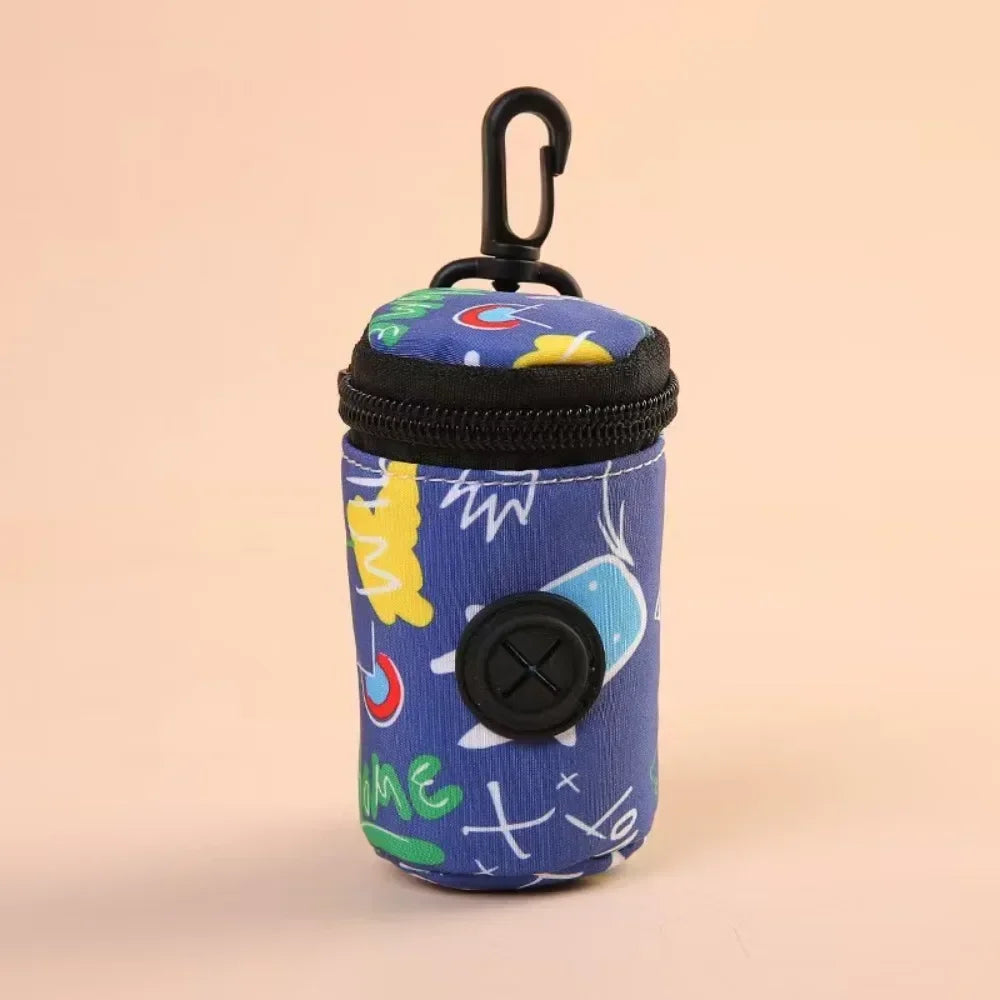 Hangable Dog Poop Bag Dispenser Portable Walking Accessory Organizer