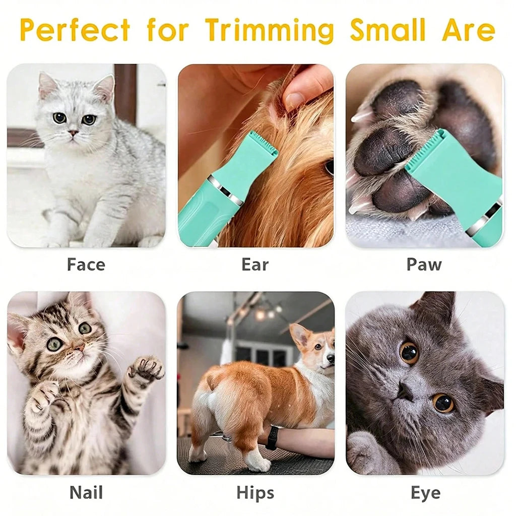 SHUYU 4-In-1 Pet Hair Clipper Cordless Grooming Kit