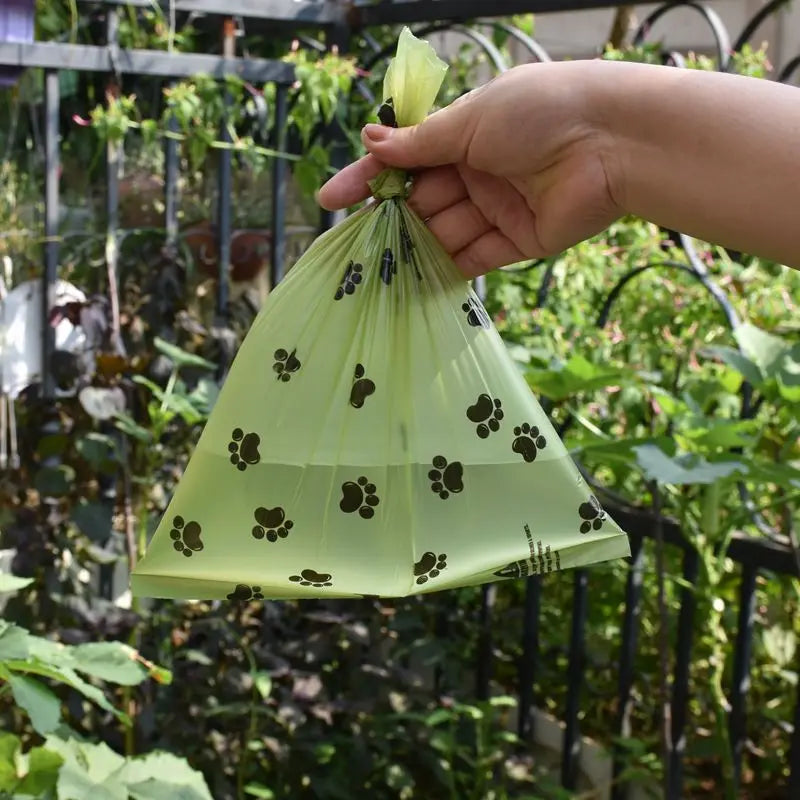 Biodegradable Unscented Dog Poop Bags With Dispenser