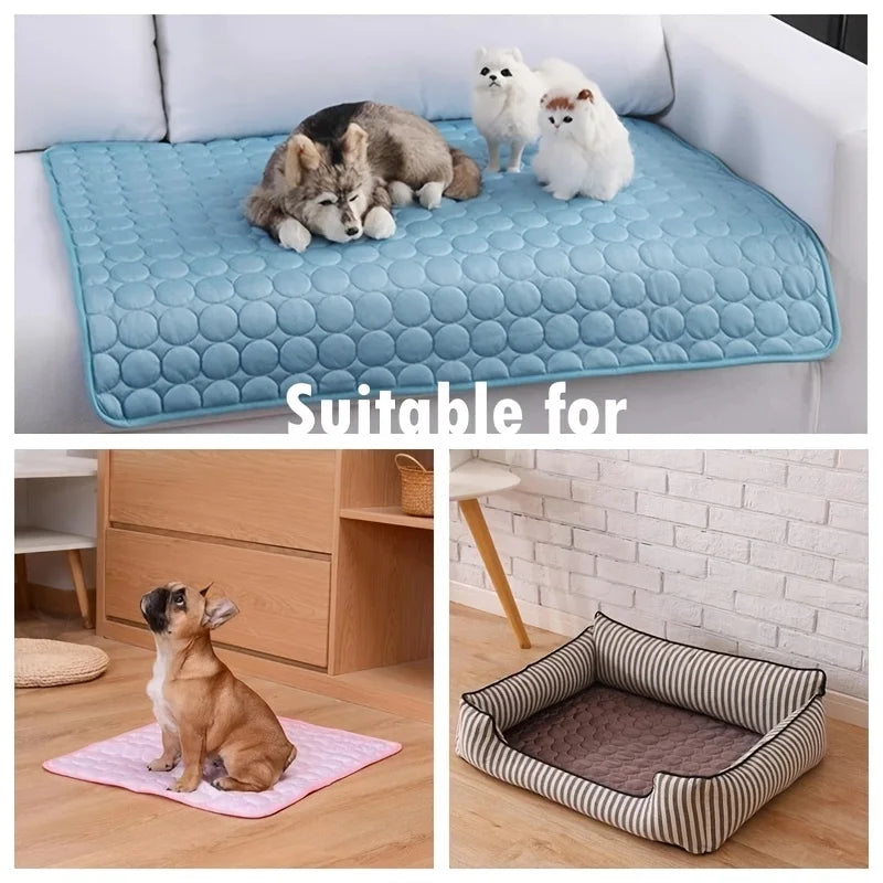 BeiYu Pet Dog Cooling Mat Self Cooling Pad For Dogs And Cats