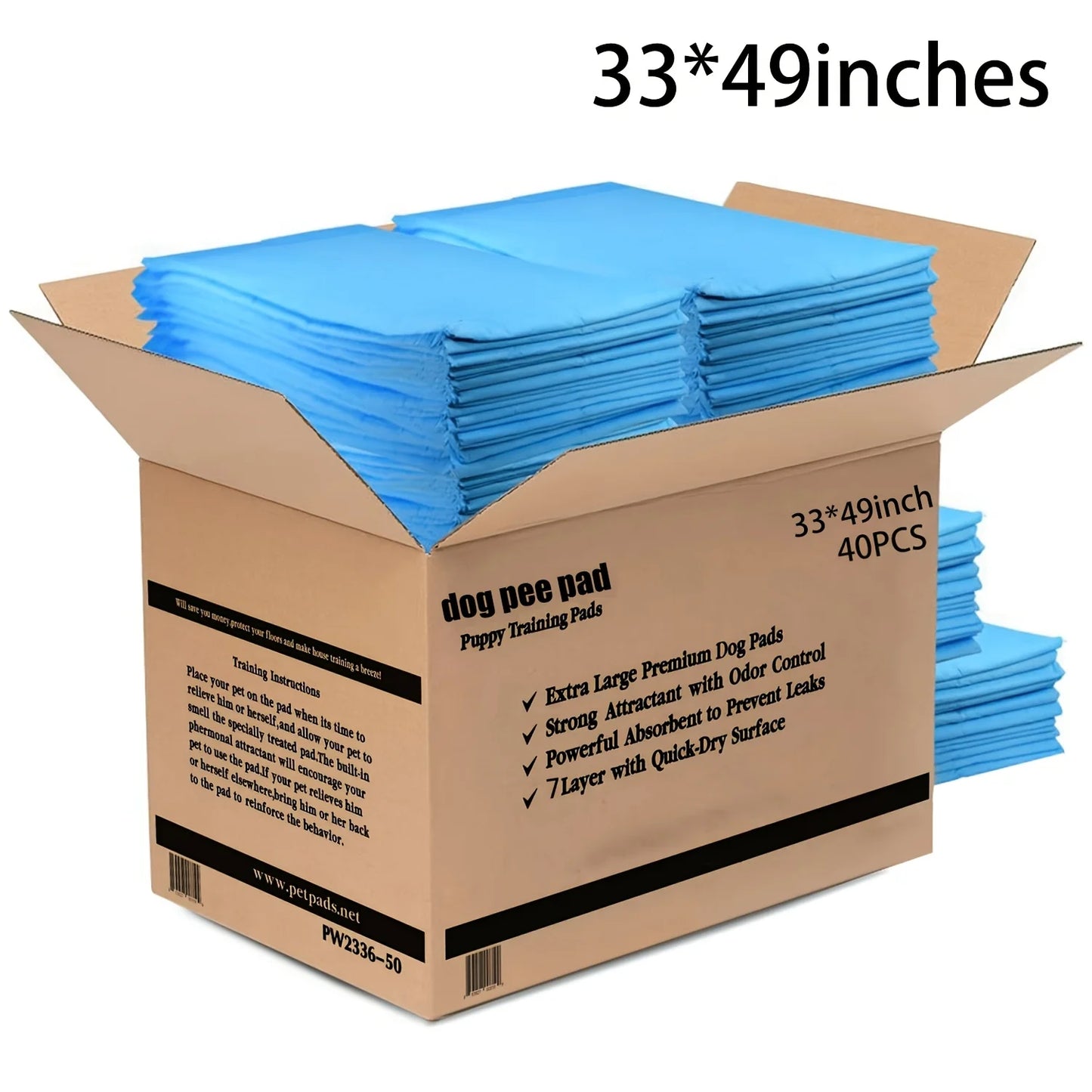 Extra Large Dog Pee Pads Thickened Layer Leak Proof Training