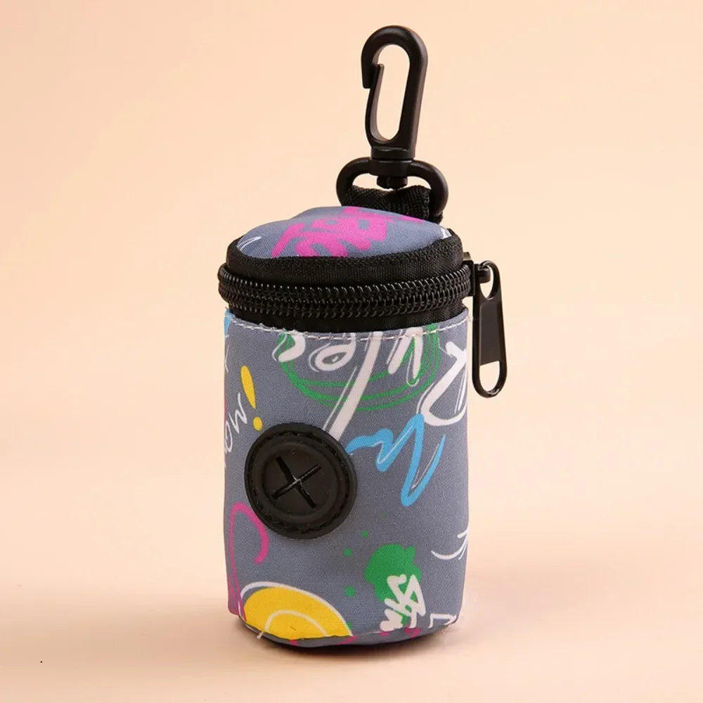 Hangable Dog Poop Bag Dispenser Portable Walking Accessory Organizer