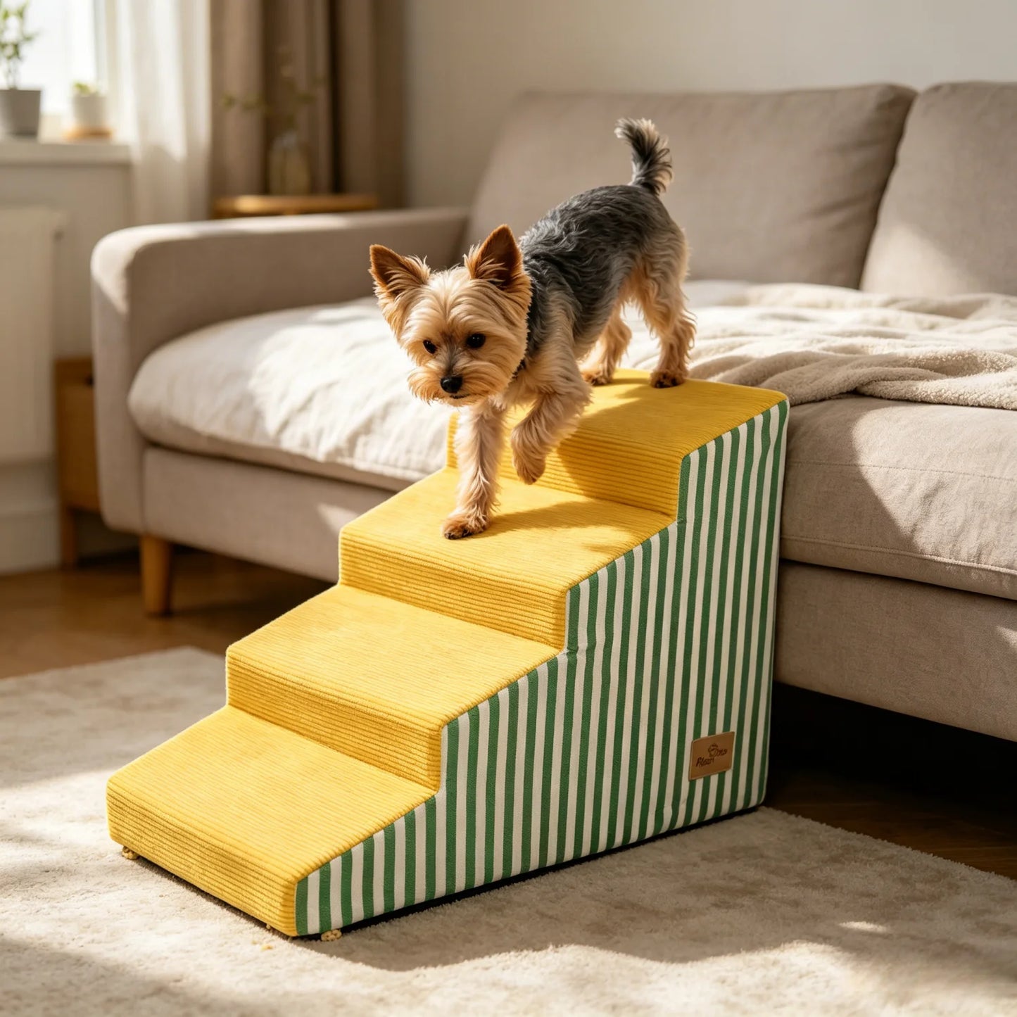 Dog Stairs For Bed And Sofa High-Density Foam Ramp