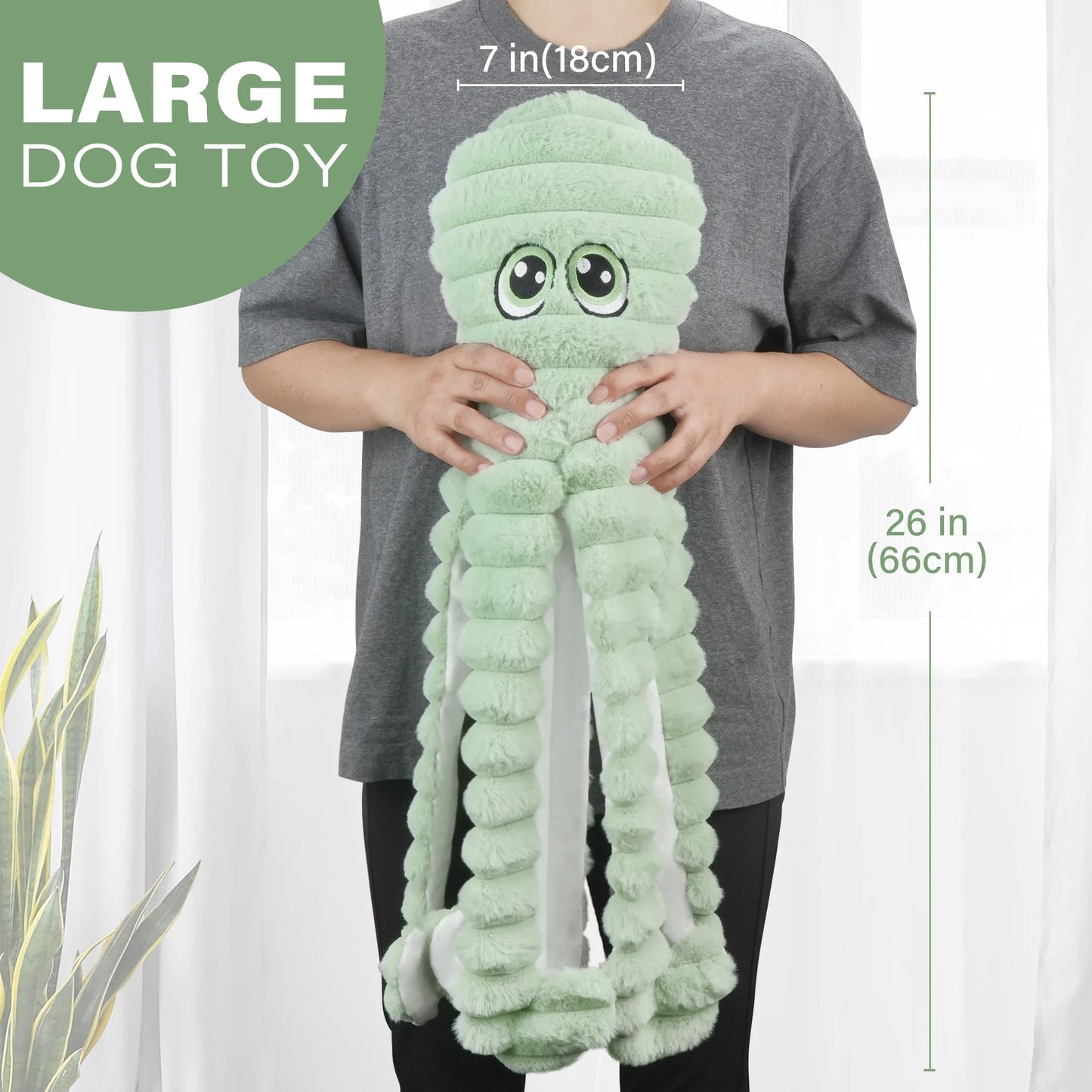 Premium Squeaky Plush Chew Toy For Small And Medium Dogs