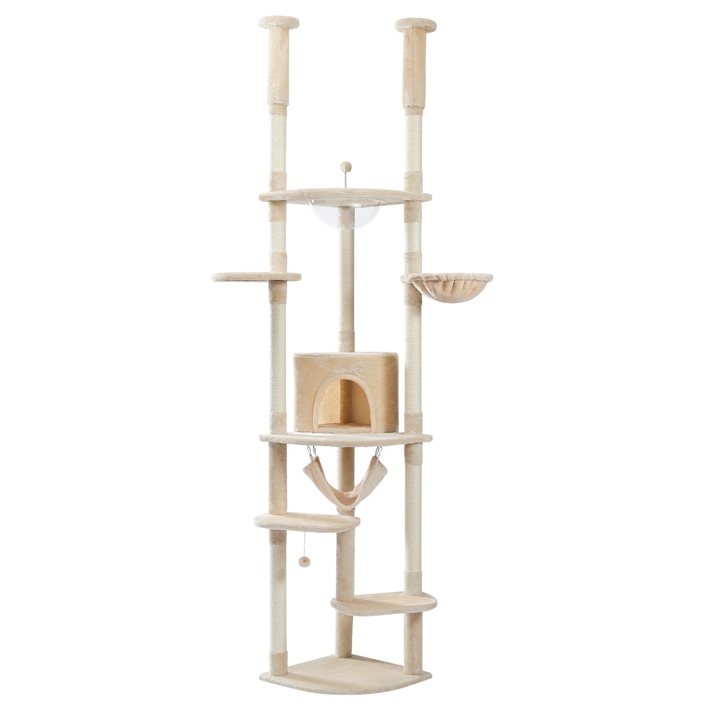 PAWZ Road Floor To Ceiling Cat Tree Scratching Posts