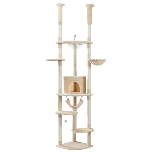 PAWZ Road Floor To Ceiling Cat Tree Scratching Posts