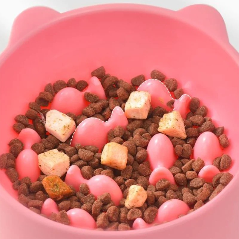 Slow Feeder Puzzle Pet Bowl With Anti Choking Design