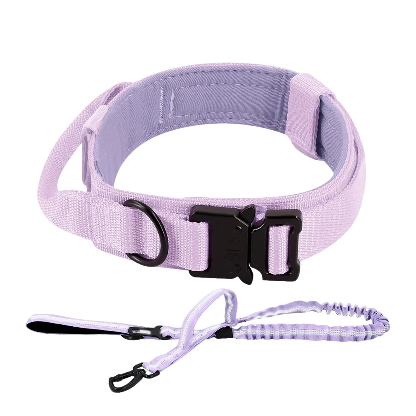 Dog Training Collar Adjustable Tactical Leash Set With Control Handle
