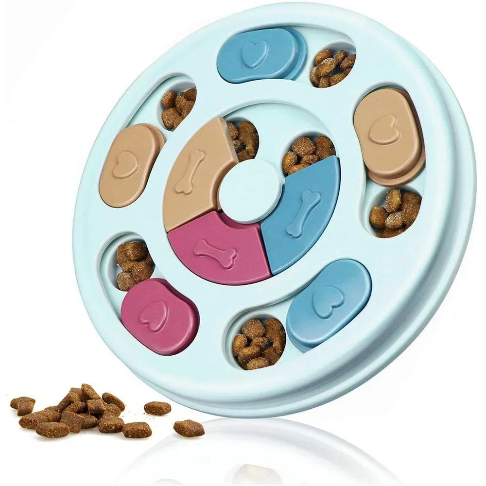 Dog Puzzle Toy Slow Feeder Non Slip Interactive Dispenser