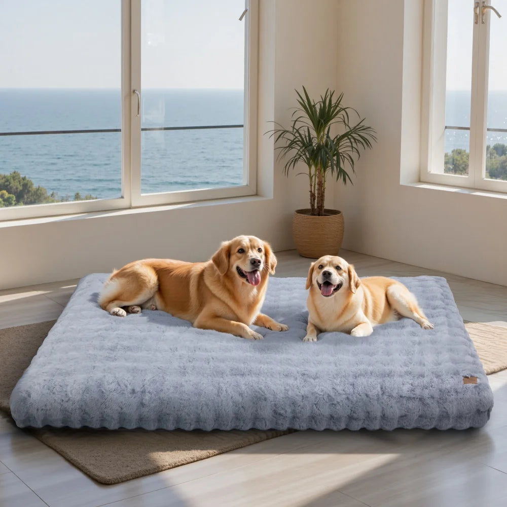 BORWART CN Ultra Plush Dog Bed For Dogs Washable Cushion