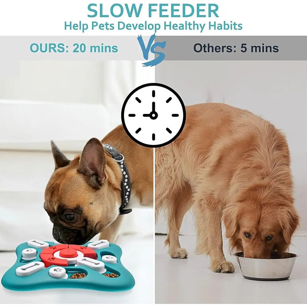 Dog Puzzle Toys Treat Dispensing Enrichment For IQ Training And Brain Stimulation