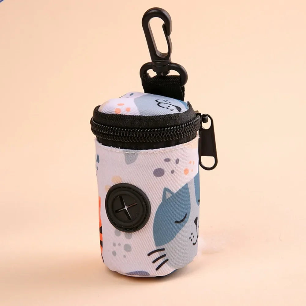 Hangable Dog Poop Bag Dispenser Portable Walking Accessory Organizer