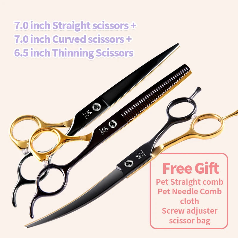 Fenice Professional Pet Grooming Scissors Set For Small Dogs