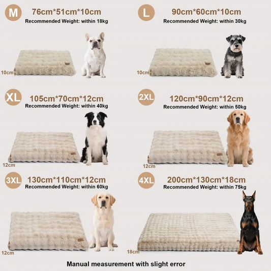 BORWART CN Ultra Plush Dog Bed For Dogs Washable Cushion