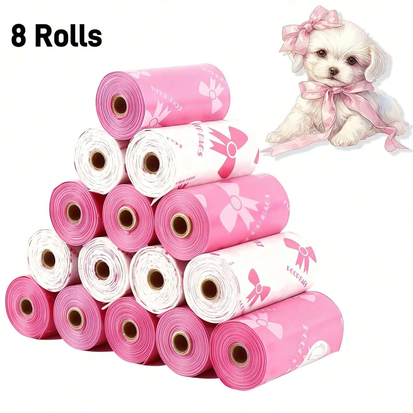 Super Thick Dog Poop Bags 180 Count Leak Proof Polyethylene