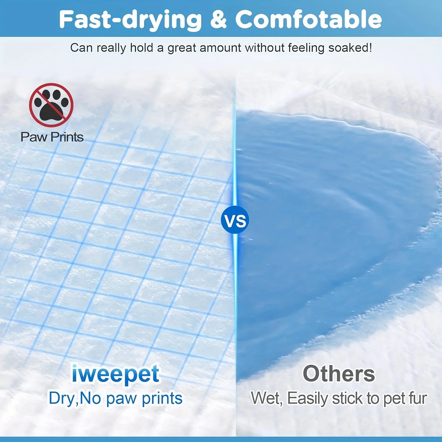 Disposable 8 Layer Super Absorbent Dog Pee Pad For Cars Leak Proof