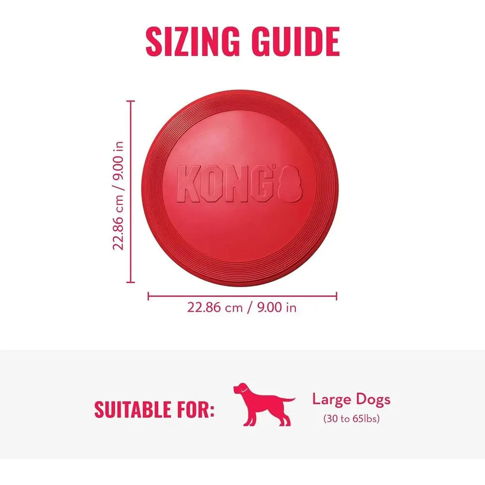 Durable Natural Rubber Disc Dog Toy For Safe Chewing And Fetch