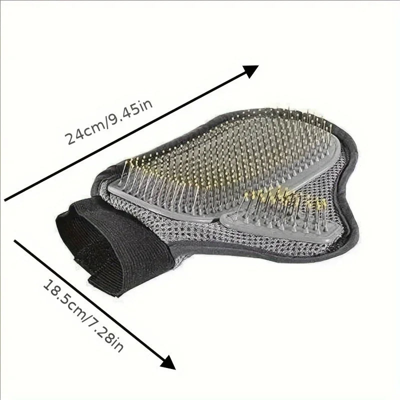 Gentle Deshedding Pet Grooming Glove For Dog And Cat Removal