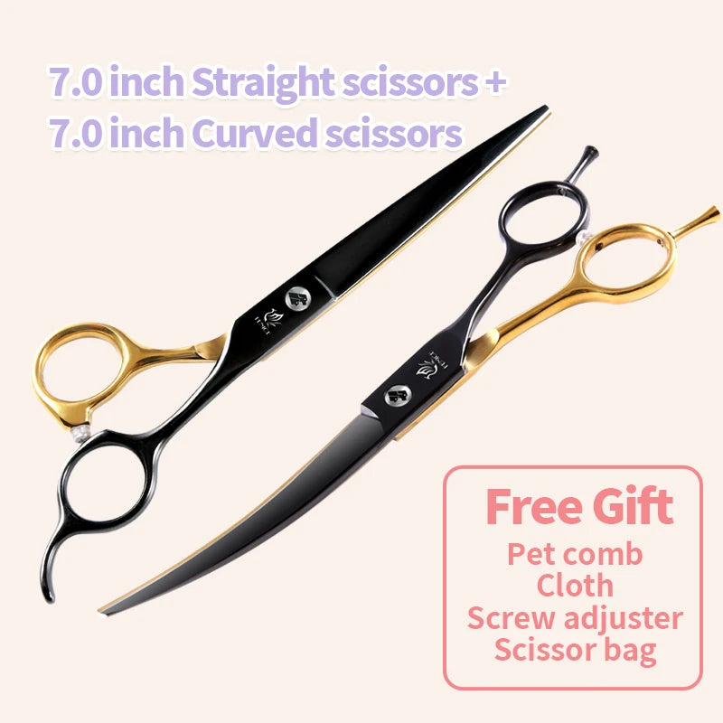 Fenice Professional Pet Grooming Scissors Set For Small Dogs