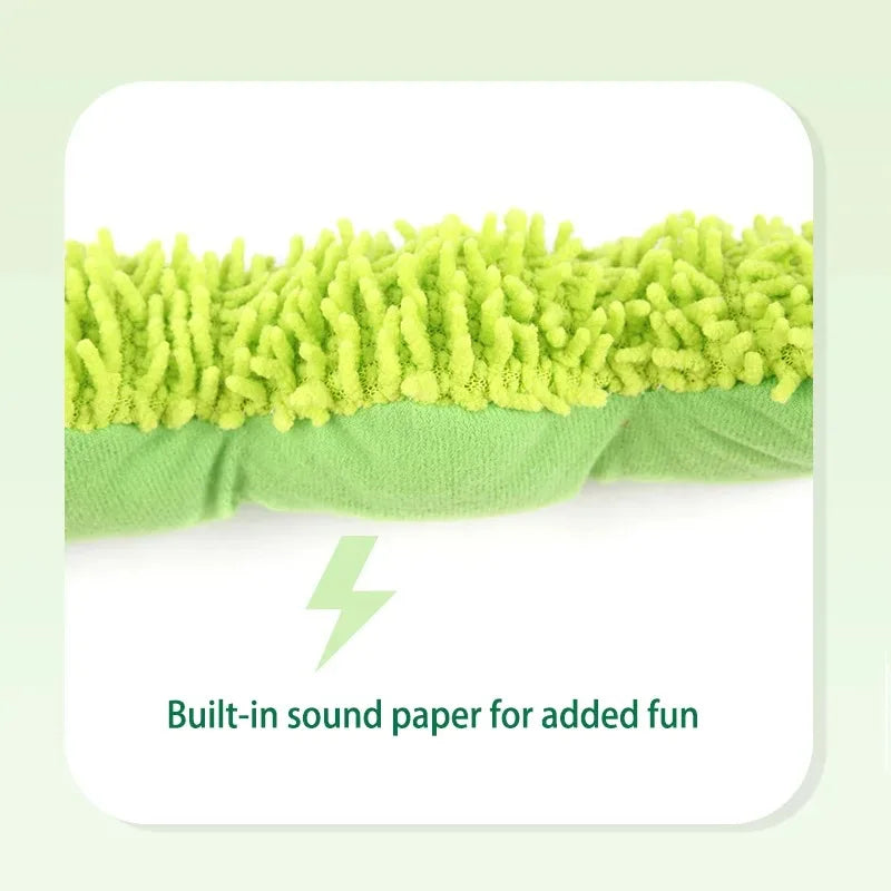Petart Caterpillar Catnip And Silvervine Chew Toy For Cats