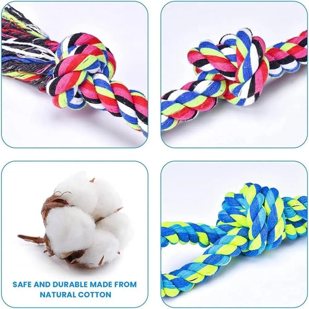 Heavy Duty Dog Rope Toy For Aggressive Chewers Two Pack