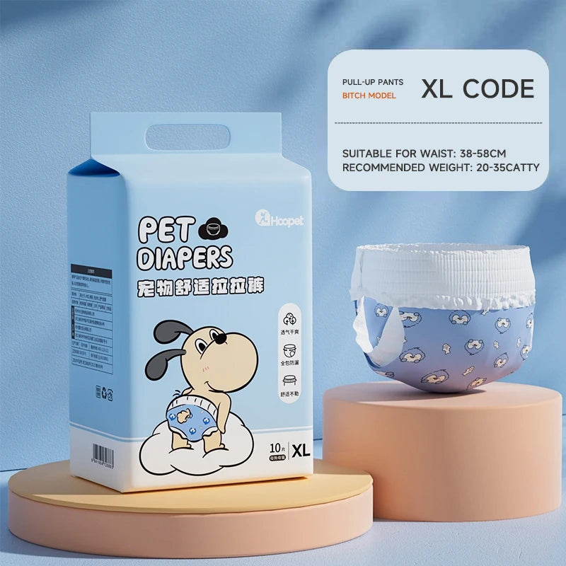 Hoopet Disposable Dog Nappies Super Absorbent Leakproof