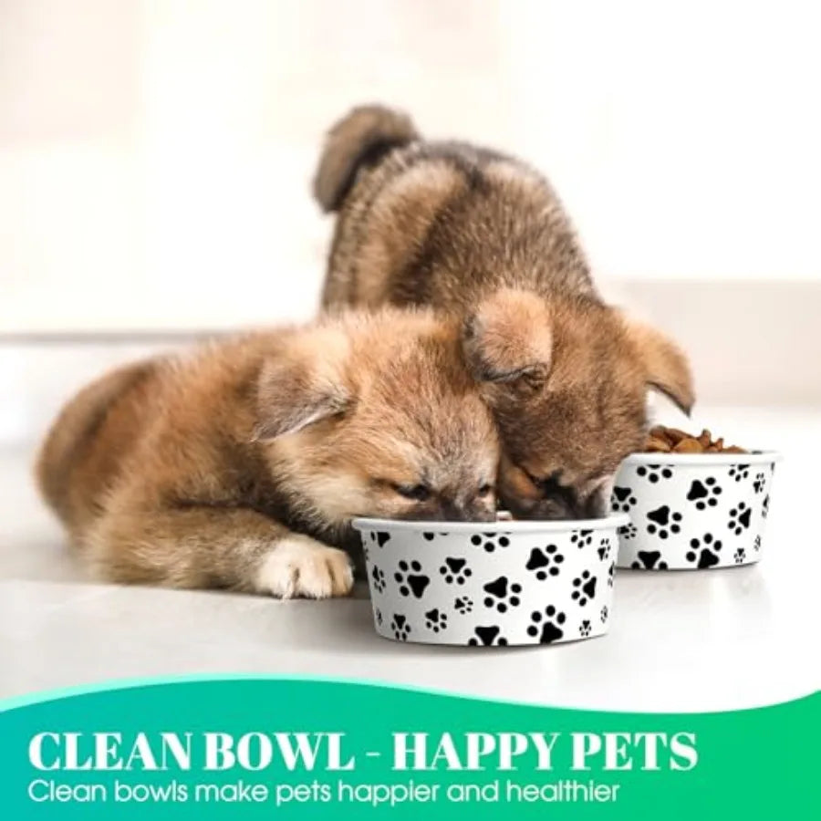 Wooden Pet Bowls For Small Dogs And Cats Travel Bowls