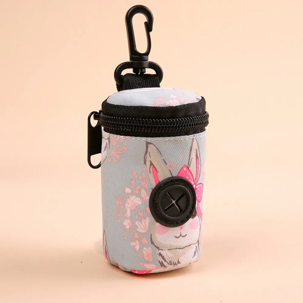 Hangable Dog Poop Bag Dispenser Portable Walking Accessory Organizer