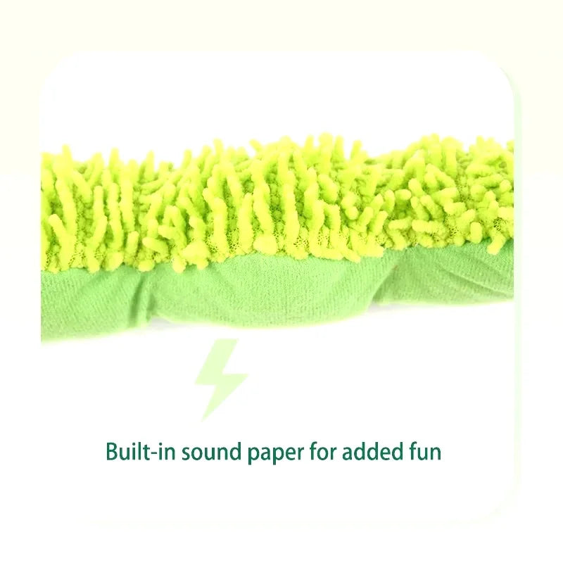 Cat Chew Caterpillar Toy With Catnip And Silvervine Teaser