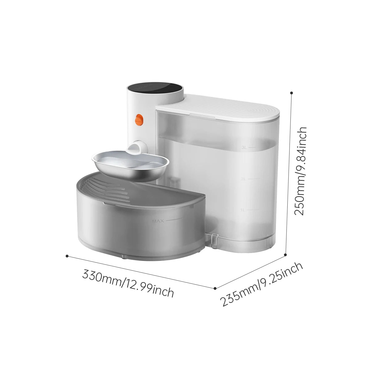 Booteely Intelligent Stainless Steel Pet Water Dispenser For Cats