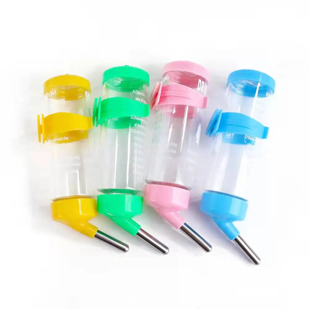Plastic Hamster Drinker Water Bottle Dispenser For Small Pets