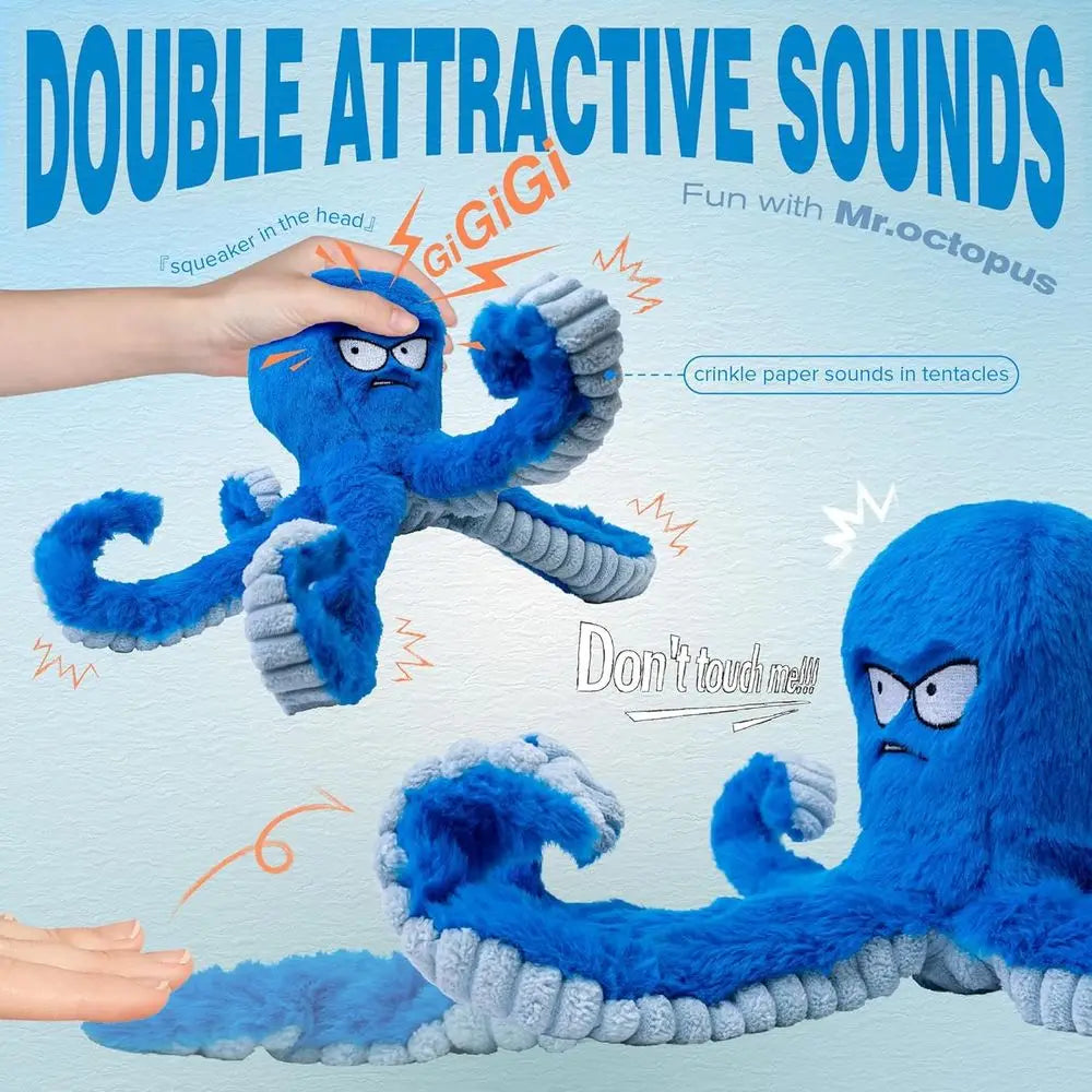 Durable Dog Chew Toy For Aggressive Chewers Interactive Squeaky Tug