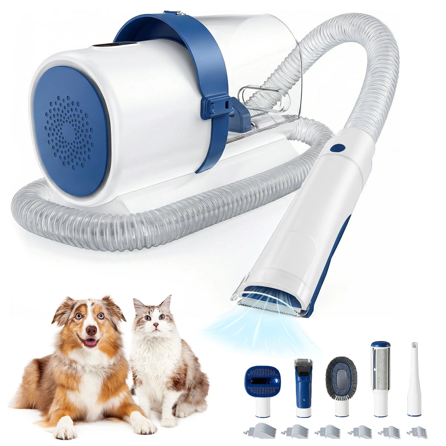 JHK Pet Grooming Vacuum Kit With Three Suction Modes