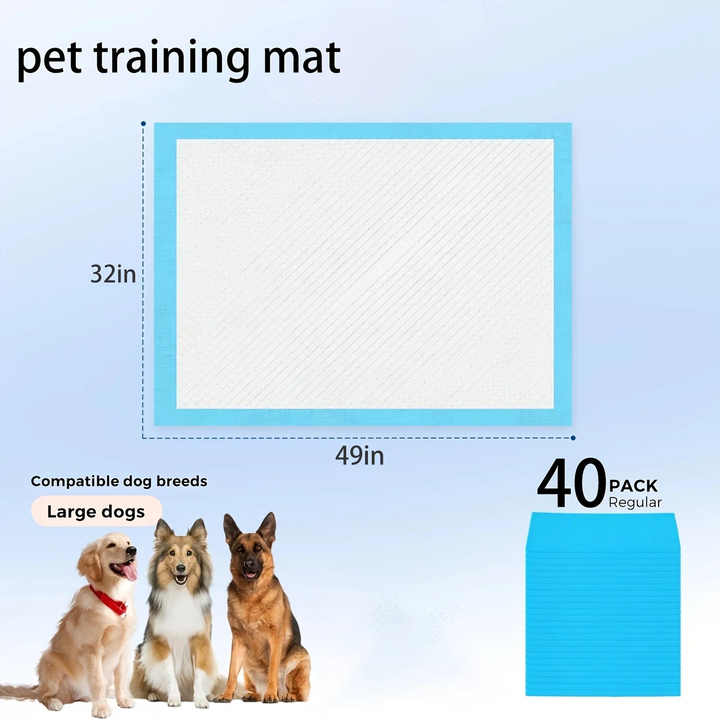 Extra Large Dog Pee Pads Thickened Layer Leak Proof Training