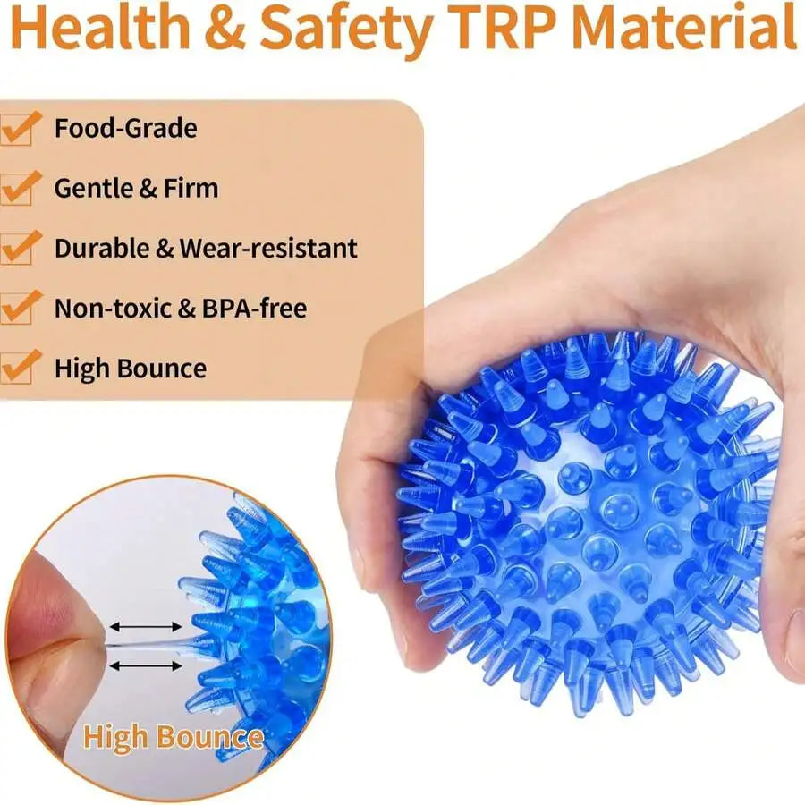 Squeaky Spiky Dog Balls Teething Puppy Toys Floating Pool Ball
