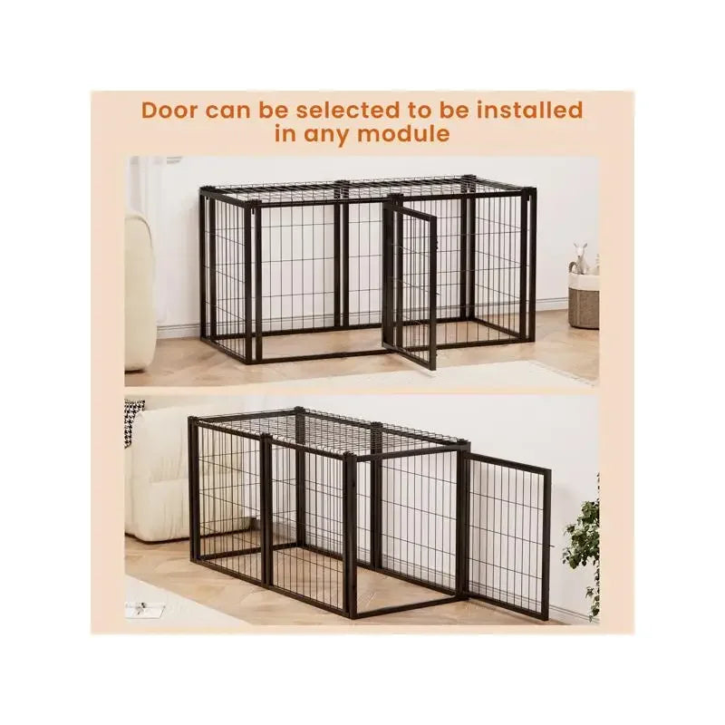 Dog Crate With Top Kennel For Small To Medium Dogs