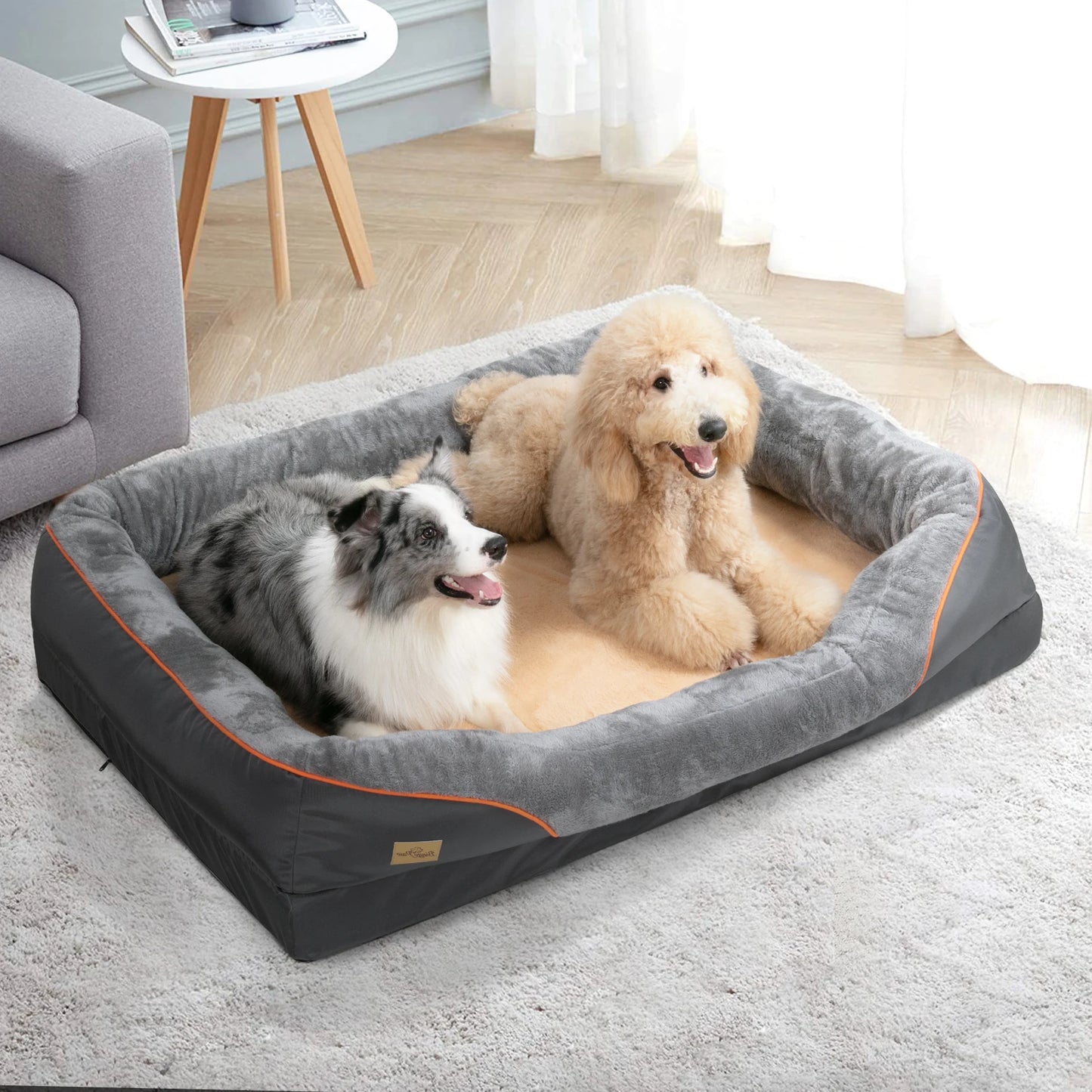 BINGOPAW Dog Bed With Removable Washable Cover Waterproof