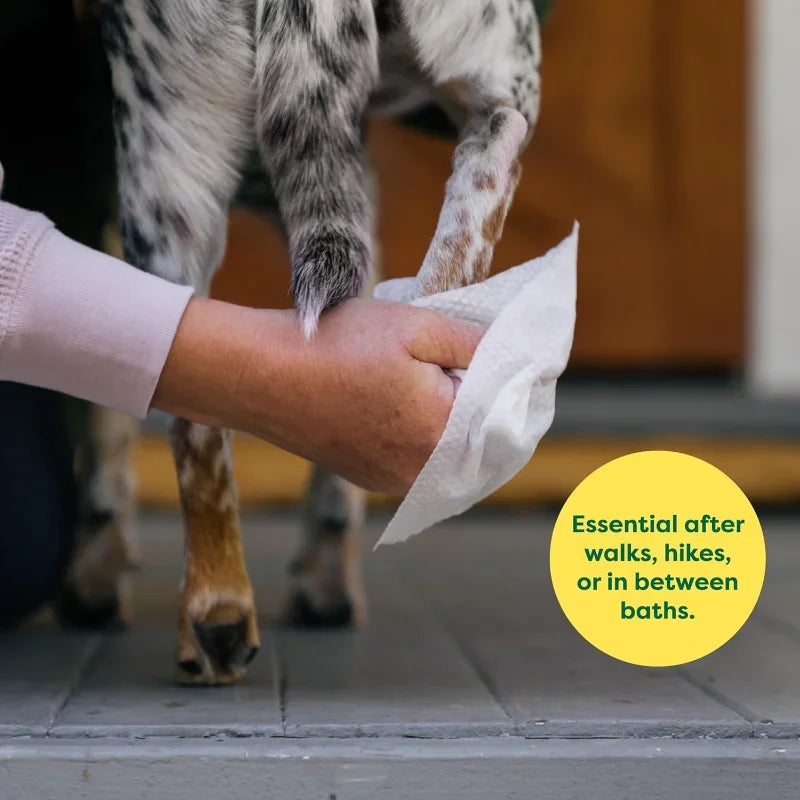 Pet Wipes for Dogs and Cats, Hypoallergenic, Fragrance-Free, Moisturizing