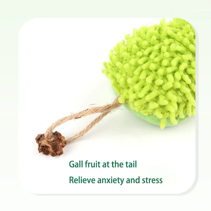 Petart Caterpillar Catnip And Silvervine Chew Toy For Cats